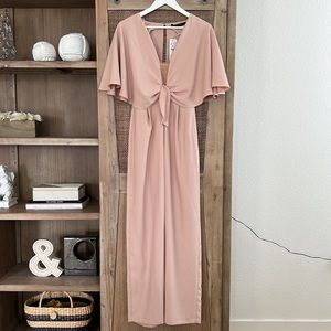 NEW Zara women Elegant Cape Pants Jumpsuit Size XS